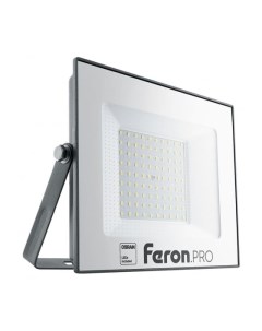 Прожектор светодиодный 100Вт 10000лм 6400K IP65 черный 41541 Feron