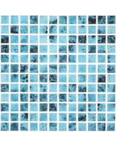 Мозаика Nature Olympic синяя стеклянная 317х317х4 мм глянцевая Vidrepur