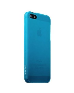 Чехол накладка 0 3mm для Apple iPhone SE 5S 5 пластиковый голубой Xinbo