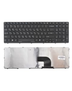 Клавиатура для ноутбука Sony SVE15 SVE17 черная с рамкой Azerty