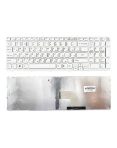 Клавиатура для ноутбука Sony SVE15 SVE17 белая Azerty
