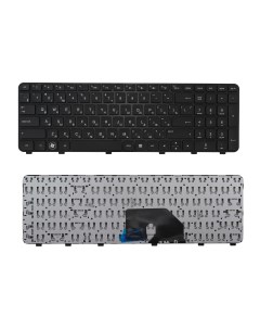 Клавиатура для ноутбука HP dv6 6000 dv6 6100 черная с черной рамкой Azerty
