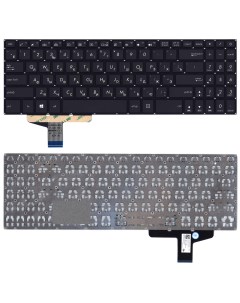 Клавиатура для ноутбука Asus Vivobook Pro M580 черная с подсветкой Оем