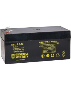 Аккумулятор для ИБП GSL2 3 12 2 3 А ч 12 В GSL2 3 12 General security