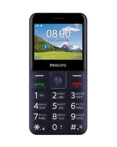 Мобильный телефон E207 Xenium синий моноблок 2 31 Philips