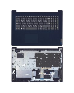 Клавиатура для ноутбука Lenovo Ideapad 3 17 топкейс синий Оем
