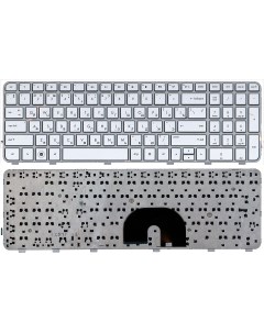 Клавиатура для ноутбука HP Pavilion DV6 6000 серебристая Оем