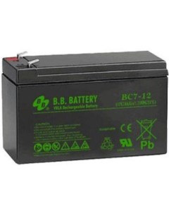 Батарея для ИБП BC 7 2 12 12В 7 2Ач Bb