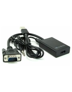 Адаптер кабельный с аудио для ПК VGA to HDMI Nobrand