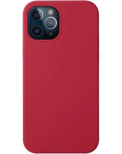 Чехол Liquid Silicone для Apple iPhone 12 12 Pro красный Deppa