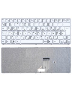 Клавиатура для ноутбука Sony Vaio SVE11 белая с белой рамкой Оем