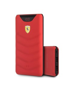 Внешний аккумулятор с функцией БЗУ Red Rubber 10000 мАч красный Ferrari