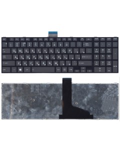 Клавиатура для ноутбука Toshiba L50D A L70 A S50 A S50D A S70D A черная плоский Enter Оем