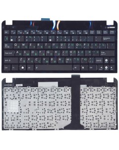 Клавиатура для ноутбука Asus Eee PC 1015 черная с рамкой Оем