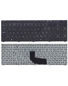 Клавиатура для ноутбука DNS K580S черная с рамкой Оем