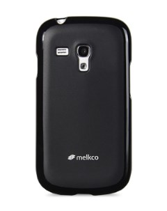 Чехол силиконовый для Samsung Galaxy S3 Mini i8190 Poly Jacket TPU Black Mat Melkco