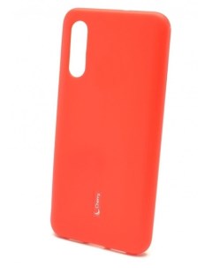 Чехол накладка для Samsung Galaxy A50 силиконовый красный Cherry