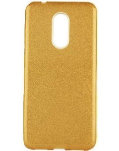 Чехол накладка Protective Series Case для Xiaomi Redmi 5 силикон блестящий золотой Mophie