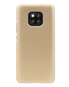 Чехол накладка Hard Case для Huawei Mate 20 Pro soft touch золотой Dyp