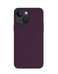 Накладка Liquid Silicone Soft Touch with MagSafe для Apple iPhone 14 Dark Violet Vlp