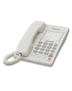 Телефон проводной KX TS2363RUW белый Panasonic