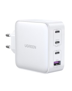 Сетевое зарядное устройство CD226 USB A 3 x USB C 100W GaN 15337 белый Ugreen