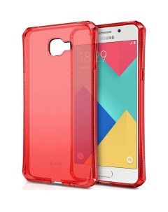 Чехол накладка SPECTRUM CLEAR для Samsung Galaxy A9 2016 красный Itskins