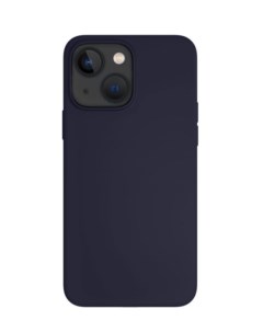 Накладка силикон Liquid Silicone Soft Touch для Apple iPhone 14 Plus Dark Blue Vlp