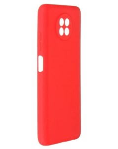 Чехол силиконовый для Xiaomi Redmi Note 9T soft touch красный Alwio