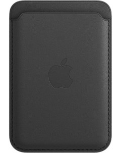Чехол для iPhone Leather Wallet MagSafe Black Apple