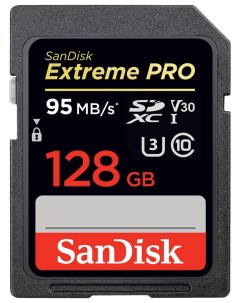 Карта памяти Extreme PRO SDXC 128GB SDSDXXY 128G GN4IN Sandisk