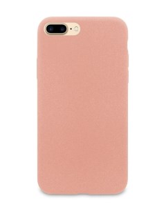 Чехол накладка Liquid Pebble для Apple iPhone 7 8 Plus розовое золото Dyp