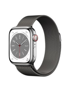 Часы Watch Series 8 GPS Cellular 41мм Stainless Steel Case with Milanese Loop Grap Apple