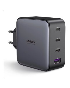 Сетевое зарядное устройство USB A 3 USB C 100W GaN Tech Fast Charger 40747 Ugreen