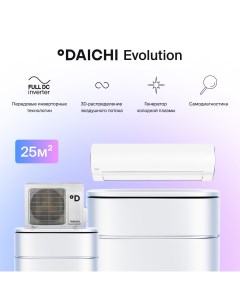 Сплит система EVO25AVQS1R EVO25FVS1R Daichi