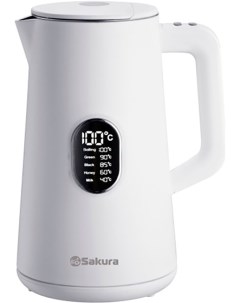 Чайник электрический SA 2171W Premium 1 5 л белый Sakura