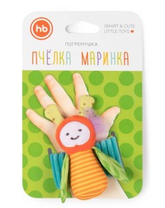 Игрушка погремушка на ручку Пчелка Маринка Happy baby