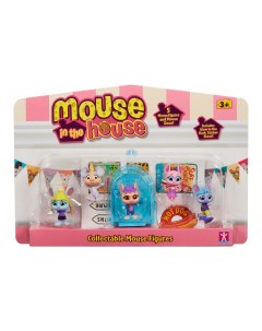 Игровой набор 5в1 фигурки Милли и мышки Синий 41725 Mouse in the house
