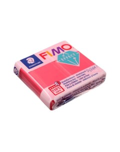 Пластика полимерная глина 57 г effect Translucent полупрозрачный красный Fimo