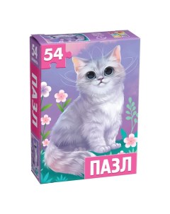 Пазл детский Милый котик 54 элемента Puzzle time