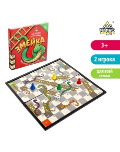 Настольная игра бродилка Змейка пластиковое поле Лас играс