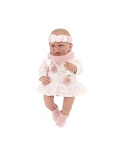 Кукла младенец Пола в розовом 40 см Antonio juan