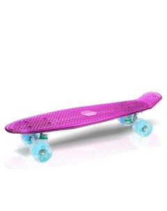 Детский скейтборд Ночная комета розовый Zilmer