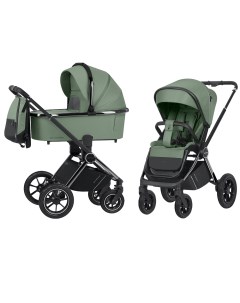 Коляска 2в1 Ultimo CRL 6516 Forest Green надувные колеса Carrello