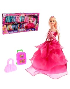 Кукла модель Дебра с набором платьев с аксессуарами в ассортименте 2691426 Nobrand