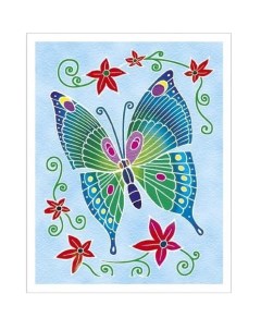 Акварельная раскраска Aquarellum mini Бабочки Sentosphere