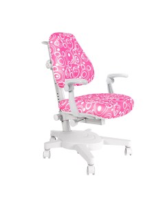 Детское кресло Armata с подлокотниками розовый с мыльными пузырями Anatomica