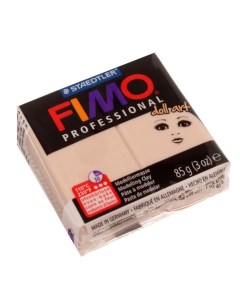 Пластика полимерная глина для изготовления кукол doll art 85 г непрозрачный камея Fimo