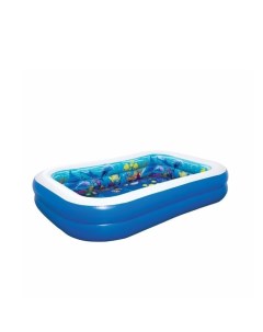 Детский надувной бассейн Поиски сокровищ с 3D рисунком и 3D очками 54177 BW Океан Bestway