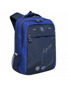Школьный рюкзак RB 156 2 ярко синий синий Grizzly